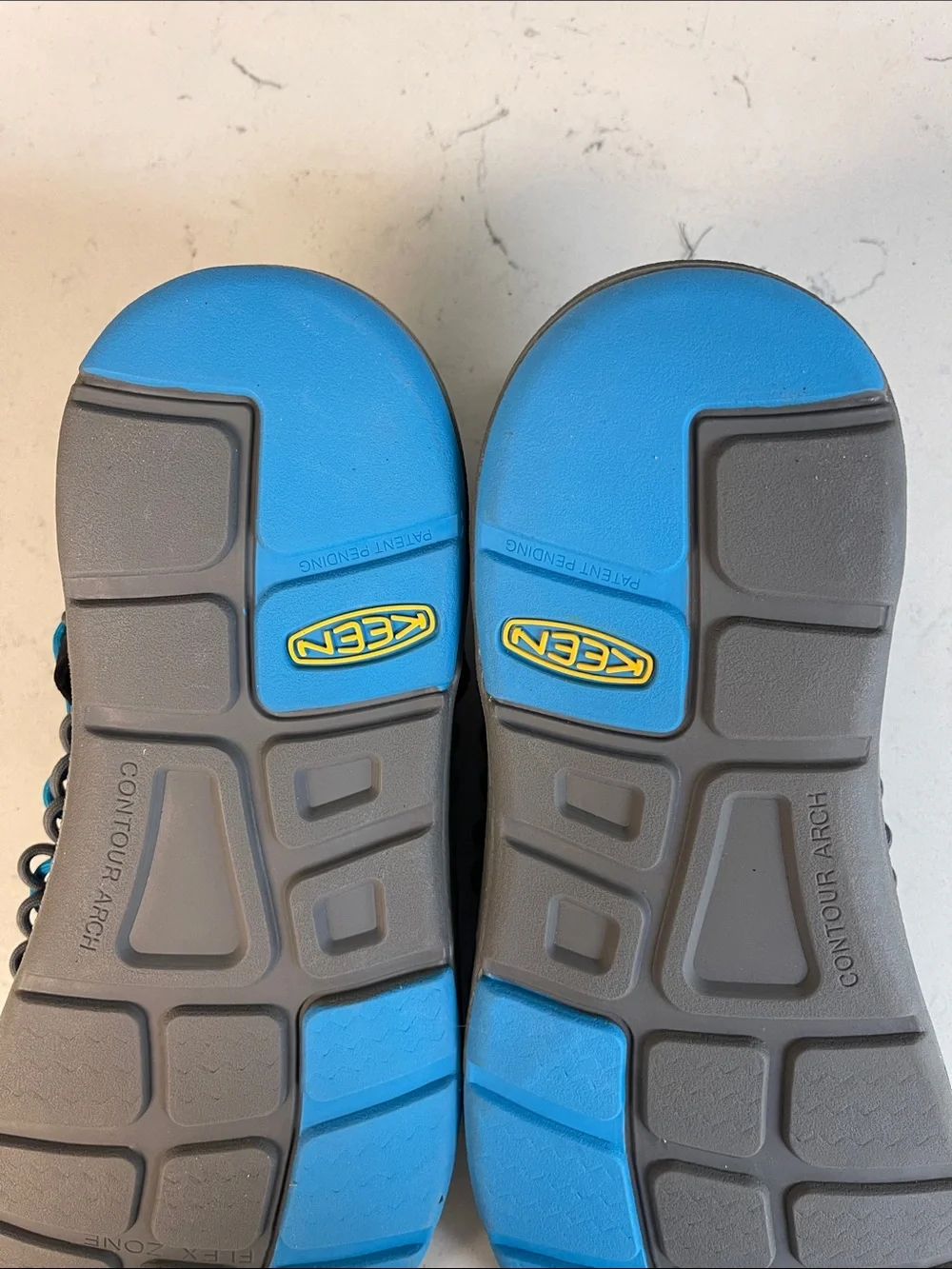Keen UNEEK Men's Outdoor Sandal Black/Blue US Size 11.5 Worn 3-4 times